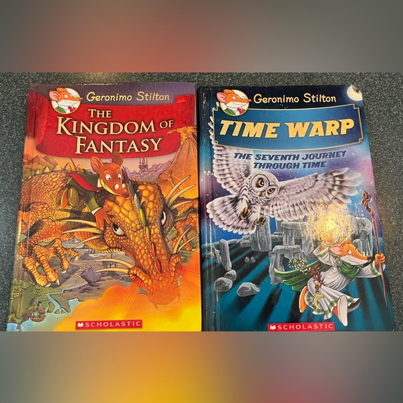 Geronimo and Thea Stilton scholastic kids(GL 2-5)fantasy hardback lot of 6 books - Picture 6 of 8